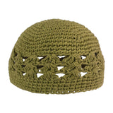 Strechable One Size Crochet Beanie Weave Kufi Skull Cap