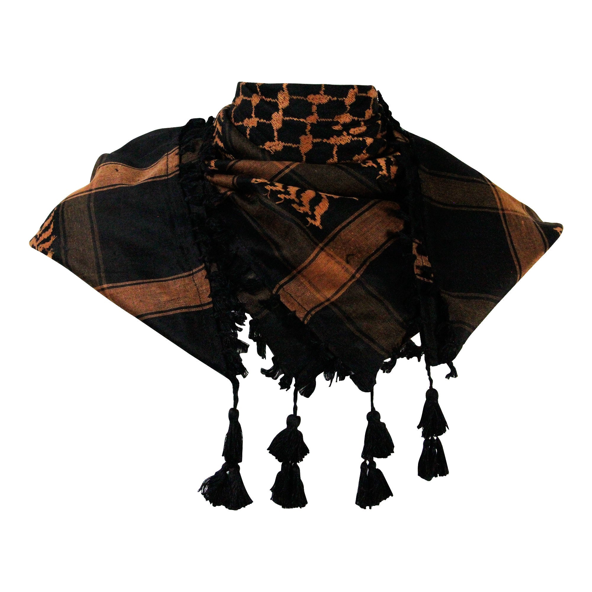 Brown/Beige Keffiyeh Scarf