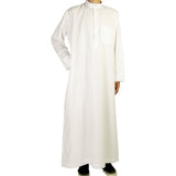 Hijaz US Size Standardized Men’s Authentic White Formal Thobes Arabian Robe