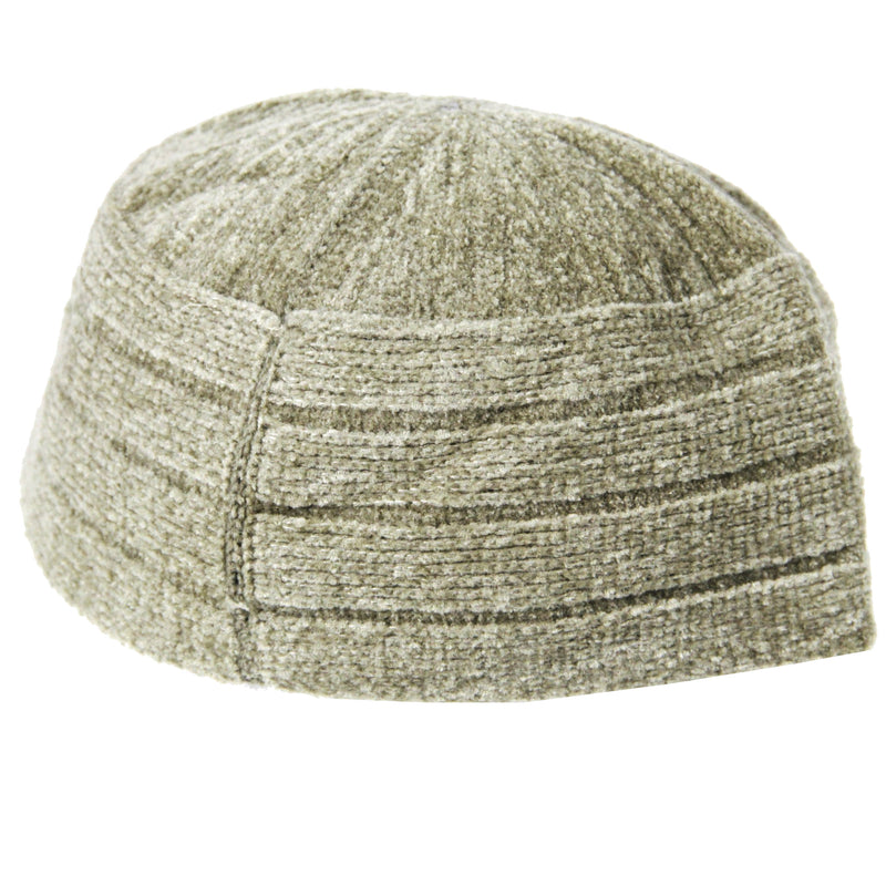 Hijaz Tan Beige Soft Winter Cool Crown Kufi Cap Beanie Large Coofie Hat