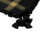 Black and Yellow Shemagh Tactical Desert Scarf Keffiyeh with Tassles - Hijaz Cultural Fashion