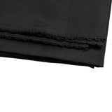 Cotton Plain Black Long Large Rectangle Hijab Scarf - Hijaz Cultural Fashion