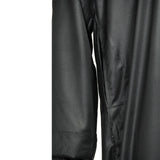 Hijaz Black Formal Fitted Men's Thobe Dishdasha Polished Cotton Luxury Arab Robe - Hijaz Cultural Fashion