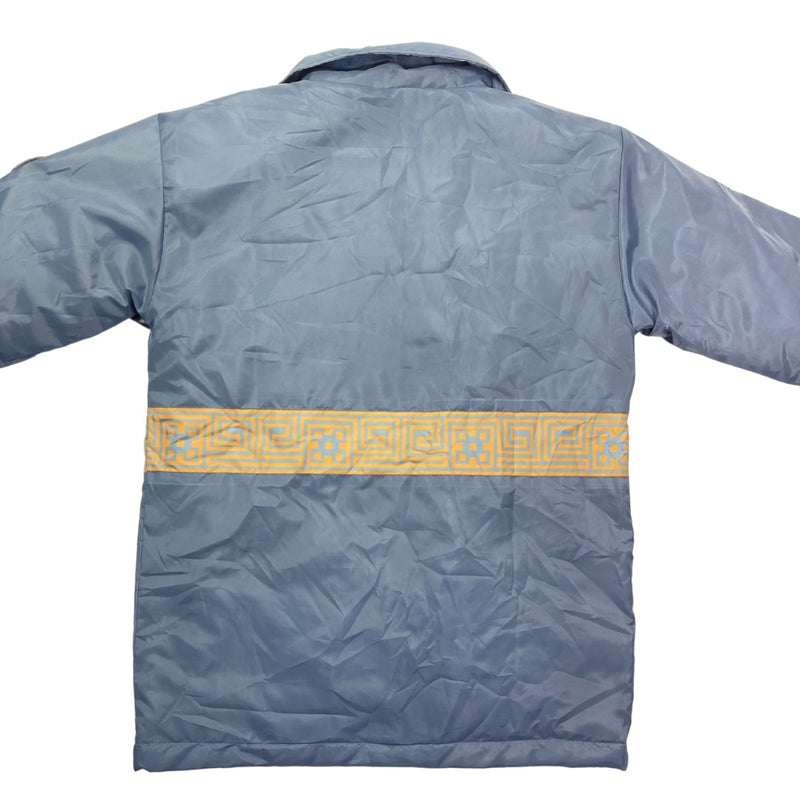 Hijaz Meander Nightwalker Padded Jacket Retro Patch in Gray - Hijaz Cultural Fashion