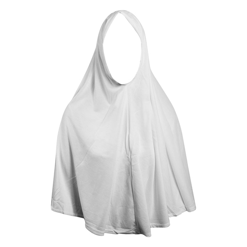 Hijaz Solid Big Slip on Amirah Shayla Hijab Prayer Bonnet Scarf Cotton One Size - Hijaz Cultural Fashion