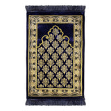 Hijaz Turkish Gold Border Bouqet Design Soft Lightweight Prayer Rug - Hijaz Cultural Fashion