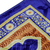 Hijaz Turkish Gold Border sajada janamaz Luxurious Soft Padded Prayer Rug - Hijaz Cultural Fashion