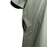 Hijaz Warm Gray V-Neck Short Sleeve Casual Cotton Men's Thobe Arab Robe Dishdasha - Hijaz Cultural Fashion