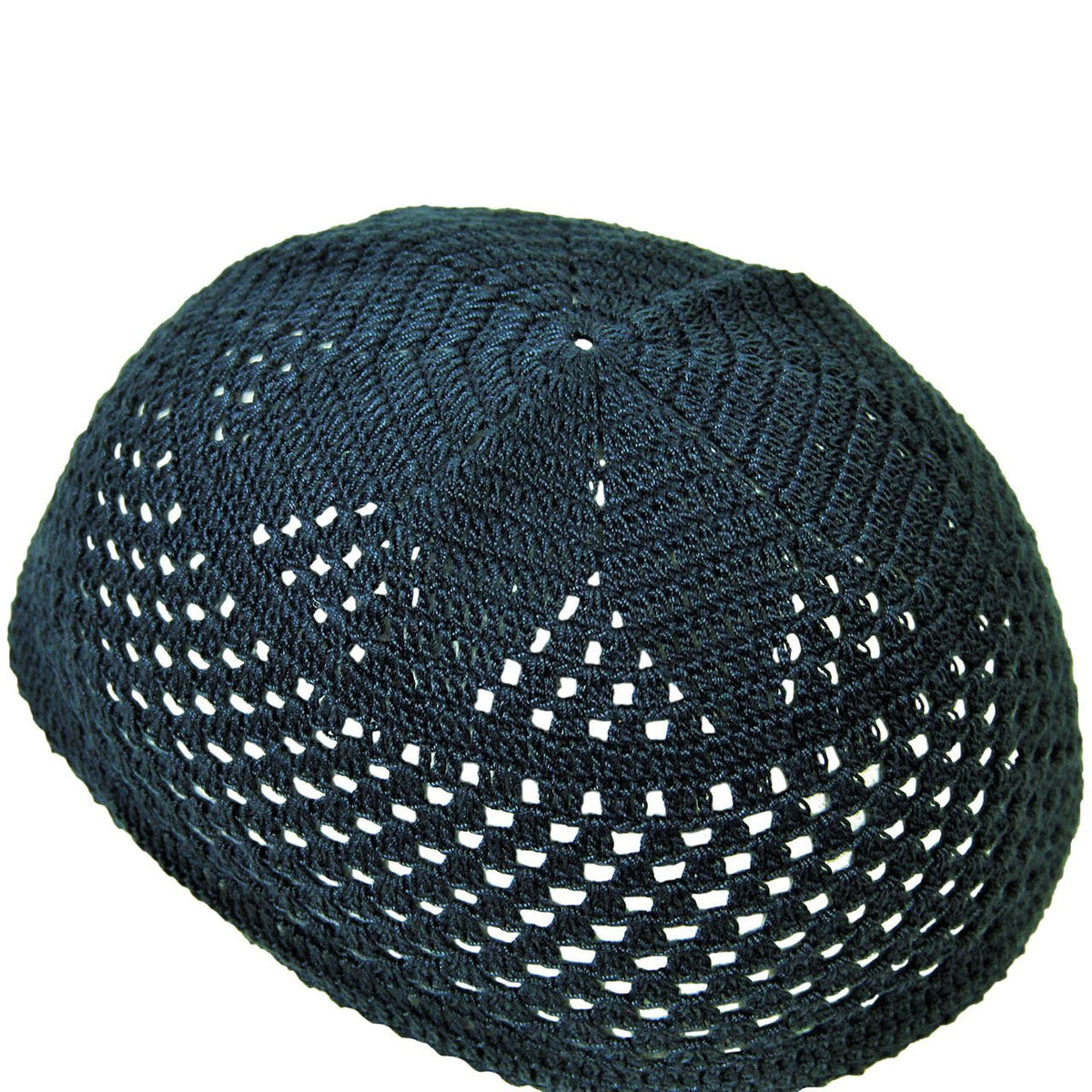 Midnight Blue Knitted Kufi Skull Cap One Size Fits All Men's