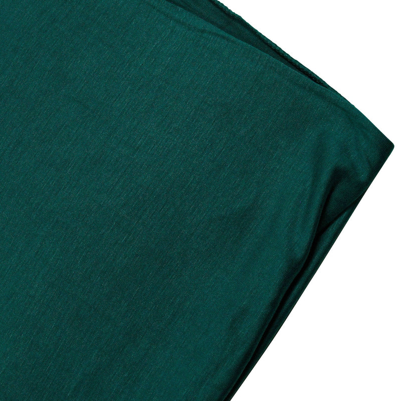 Plain Forest Green Soft Lightweight Rectangle Women's Jersey Hijab Scarf - Hijaz Cultural Fashion