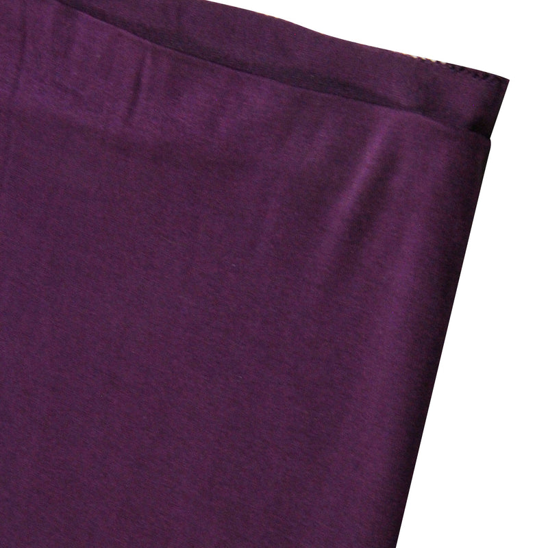 Plain Plum Purple Soft Lightweight Rectangle Women's Scarf Jersey Hijab - Hijaz Cultural Fashion