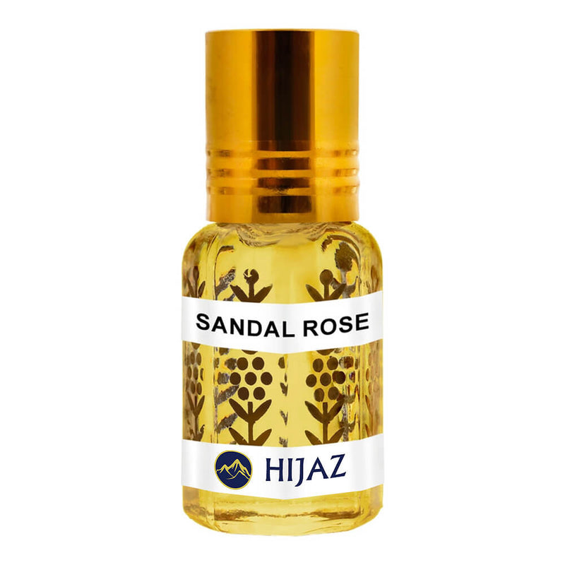 Sandal Rose Alcohol Free Scented Oil Attar - Hijaz Cultural Fashion