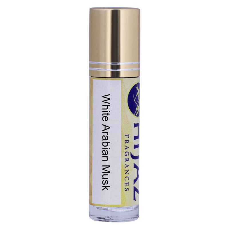  White Musk Perfume Oil Roll-On - White Musk Fragrance Oil  Roller (No Alcohol) Perfumes for Women and Men by Nemat Fragrances, 10 ml /  0.33 fl Oz : Personal Essential